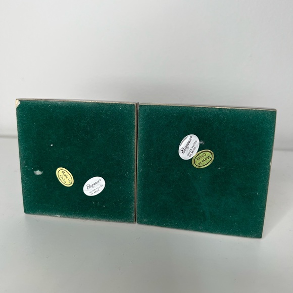 Antique Vintage Tarnished Silver Plated Brass Candle Holders - Pair of Two! - Picture 2 of 8